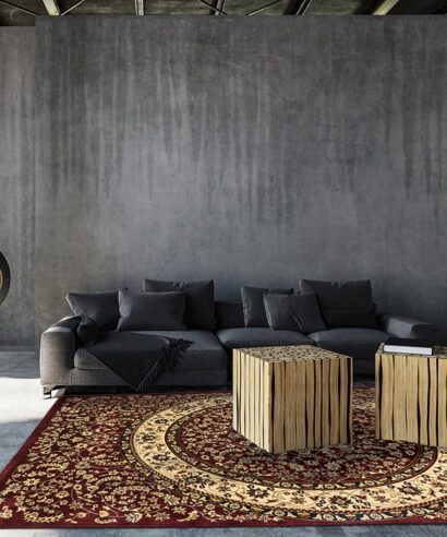 Minimalist industrial loft conversion living room ΧΑΛΙ ΕΚΚΛΗΣΙΑΣΤΙΚΟ LYDIA A488B CHERRY (M702B) - 200X300 NewPlan - 5 10 lydia a488b cherry 3