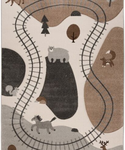 παιδικό χαλί ράγες τρένου Yolo 64181 870