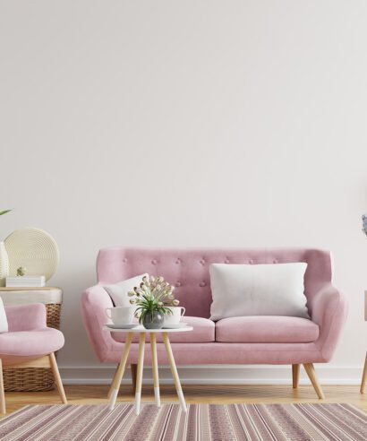 Living room wall mockup in bright tones with have sofa and lamp ΧΑΛΙ BRANDO 11Μ ΣΤΟΚ Π.Χ. - 200X250 NewPlan - 5 50 brn 11μ 3