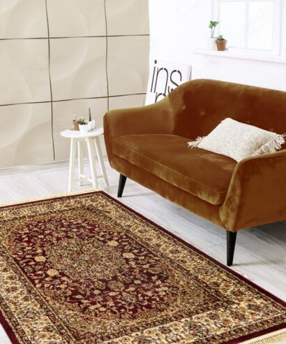 ΧΑΛΙ PERSIA 5649 BURGUNDY ΜΕ ΚΡΟΣΣΙ - 160X230 NewPlan - 5 79 prs 13345 5649b 4