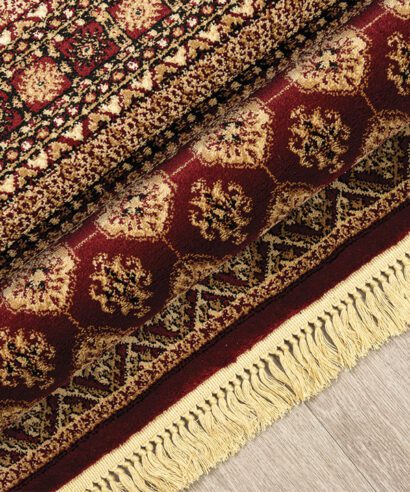 ΧΑΛΙ PERSIA 7838 BURGUNDY ΜΕ ΚΡΟΣΣΙ - 133X190 NewPlan - 5 79 prs 13345 7838b 2