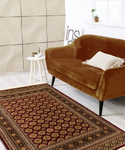 ΧΑΛΙ PERSIA 7838 BURGUNDY ΜΕ ΚΡΟΣΣΙ - 133X190 NewPlan - 5 79 prs 13345 7838b 4