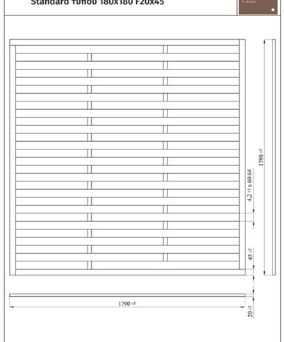 ΠΑΝΕΛ ΠΛΕΚΤΟ STANDARD LPL45180 Π180xΥ180cm NewPlan - 6 53 5900886514859 4