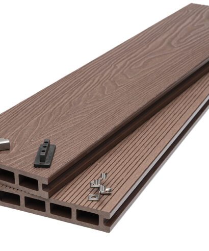 DECK-WPC ΔΑΠΕΔΟΥ ΝΕΑΣ ΓΕΝΙΑΣ 25/146mm L.BROWN 8040 NewPlan - 7 22 3ddekw01 brown 3