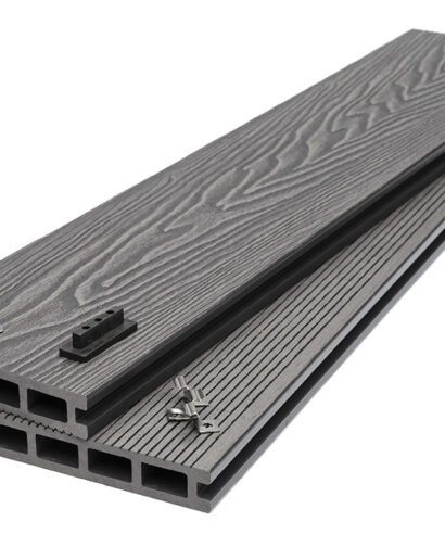 DECK-WPC ΔΑΠΕΔΟΥ ΝΕΑΣ ΓΕΝΙΑΣ 25/146mm L.GREY 80180 NewPlan - 7 22 3ddekw01 grey 3