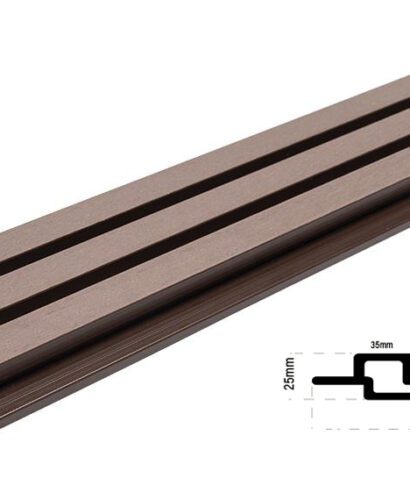 WPC PANEL ΜΕ 3D ΠΗΧΑΚΙΑ 25/176.5mm D.BROWN 8530 NewPlan - 7 23 fsgw01 dbrown 1