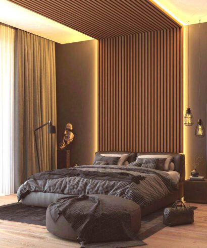 PS PANEL ΜΕ 3D ΠΗΧΑΚΙΑ 11 PIANO 12/122/2900mm GOLDEN OAK/D.BROWN NewPlan - 7 27 ap009 11 4