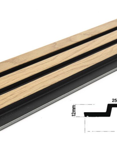PS PANEL ΜΕ 3D ΠΗΧΑΚΙΑ F4 PIANO 12/122/2900mm NAT.OAK/BLACK NewPlan - 7 27 ap009 f 4 2